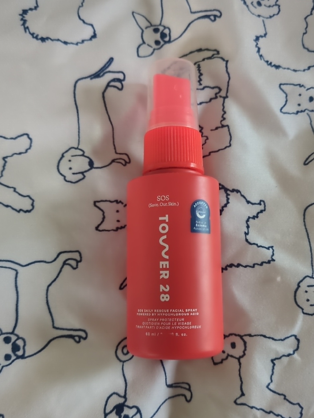 TOWER 28 SOS Facial Spray - Coral Red Bottle